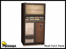 Meshuga Retro Drinks Vending Machine FULL PERM MESH