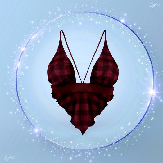 Christmas Plaid Flatter Top LaraX