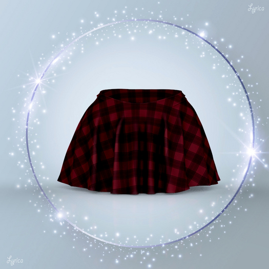 Christmas Plaid Skirt Kupra