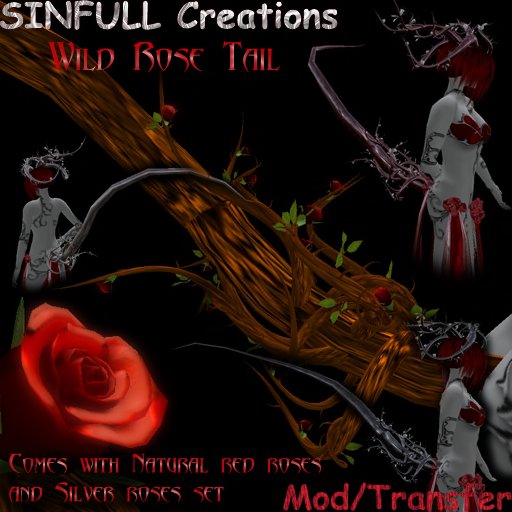 Sinfull Wild Rose Tail