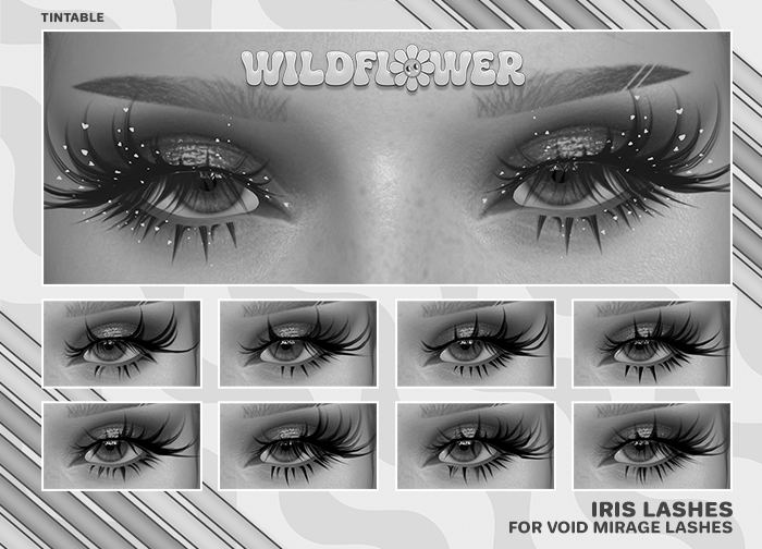 + wildflower iris lashes DEMO (void mirage) 