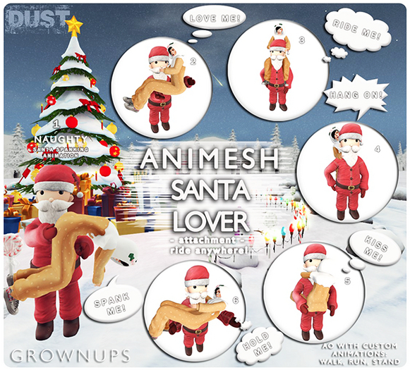 1 DUST: Animesh Santa - Naughty! RARE