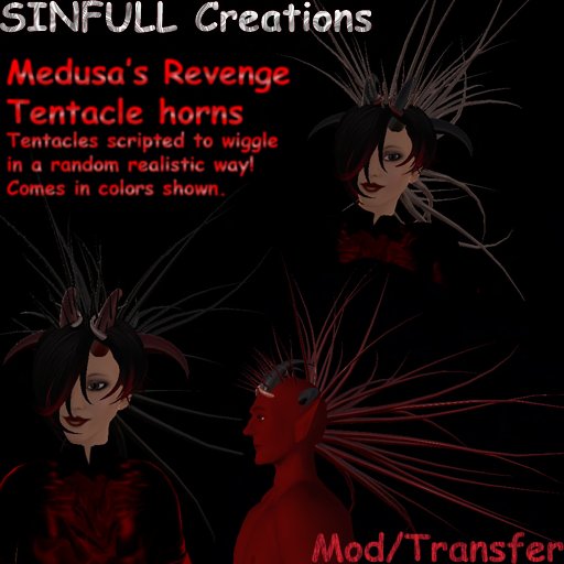 Sinfull Medusa'a revenge horns Boxed