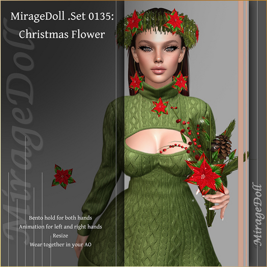 MirageDoll .Set 0135: Christmas Flower