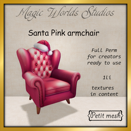 MW santa pink chair
