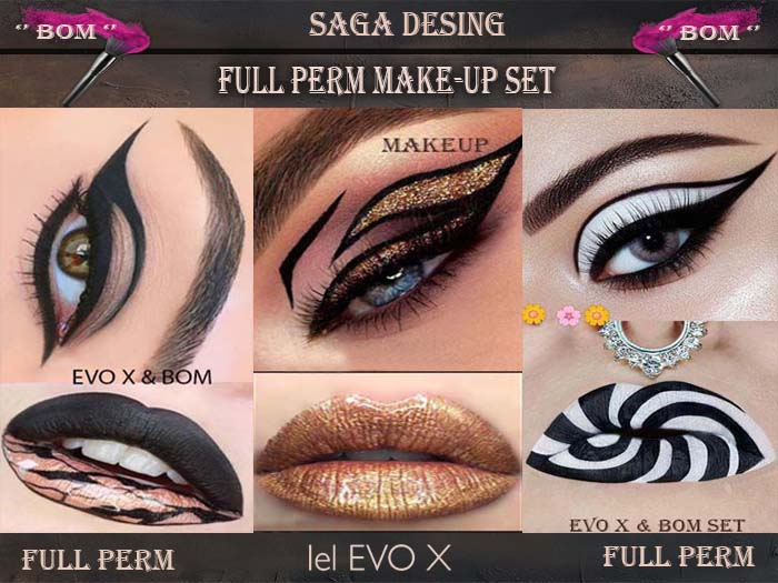 SaGa Design Full Perm Makeup Set ''BOM'' EvoX 034