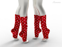 Red Polka Legwarmers Legacy