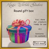 MW round gift box