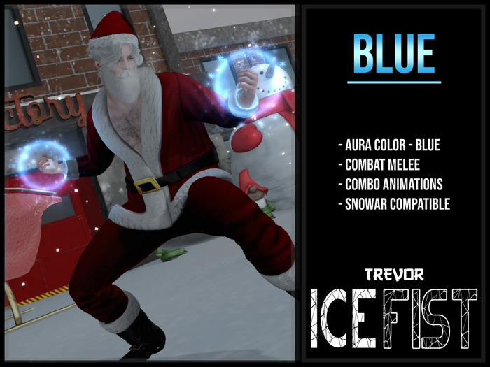 [TREVOR] - ICE FIST - (BLUE)