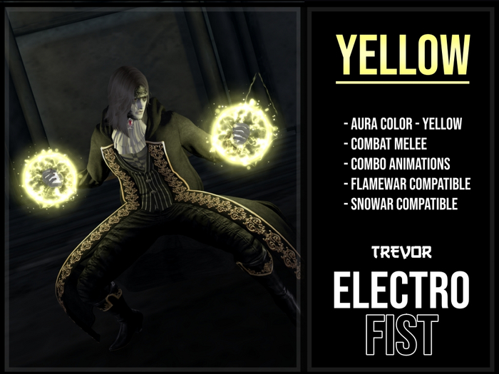[TREVOR] - ELECTRO FIST - (YELLOW)