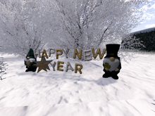 Happy New Year 1 - Gnome