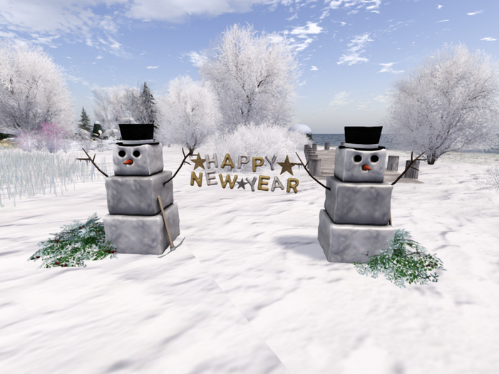 Happy New Year - Snowman
