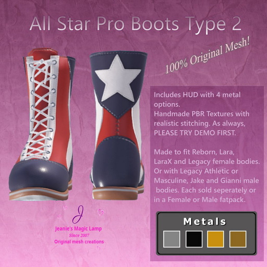 All Star Boots  type2 (F) Legacy- boxed