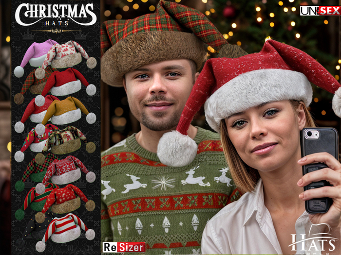 [HW] THE PREMIUM STYLISH SANTA HATS