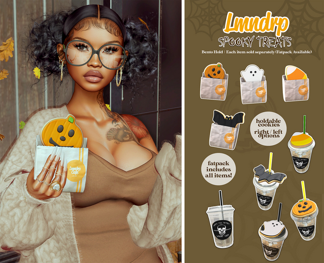 lmndrp - spooky treats - ghost cookie