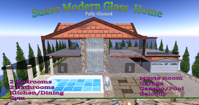 Suave Modern Glass Home