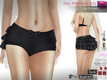 Full Perm Female Fitmesh Frills Panties Slink Maitreya 5.3 LaraX Belleza Tonic Ebody Reborn Legacy