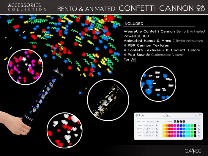 NEW !!! [GA.EG] Bento Confetti Cannon DEMO