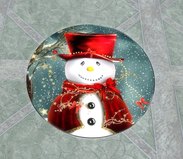 Christmas rug round (6)