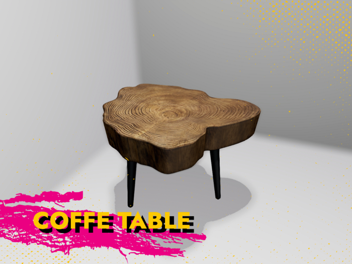 [HARMONY] - Log Coffe Table
