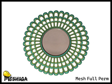 Meshuga Art Deco Furniture - Wall Mirror FULL PERM MESH