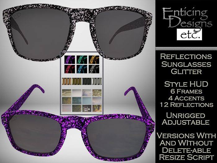 *ED Reflections Sunglasses Glitter