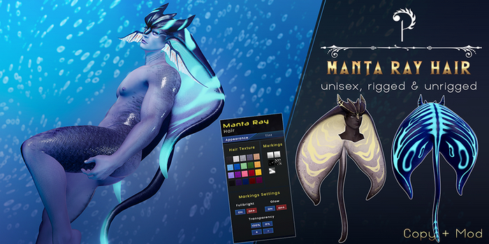 Manta Ray Hair - [Paesia]