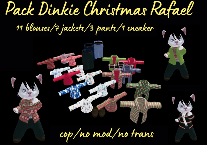 Pack  Dinkie Christmas Rafael