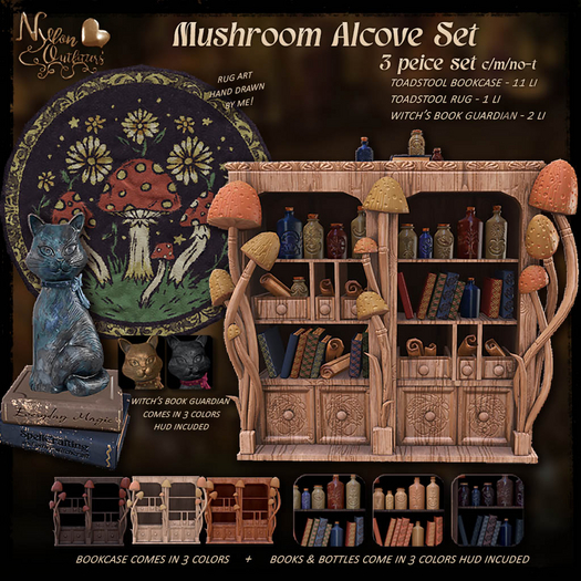 (NO) Mushroom Magic - Alcove Set
