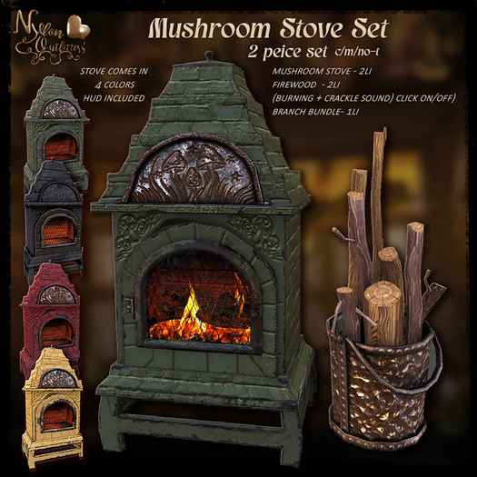 (NO) Mushroom Magic - Mushroom Stove Set