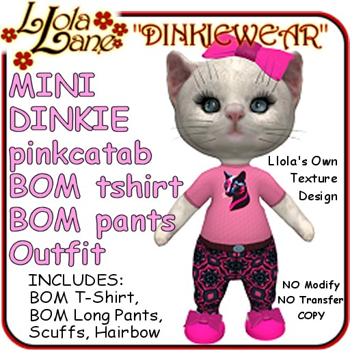 dinkie tiny DINKIEWEAR MINI BABY pkcatab BOM tshirt BOM LongPants Outfit Tiny Tinie