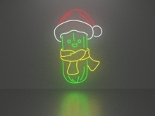 Christmas 1 neon sign Full Permission