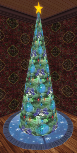 Christmas tree- blue 3