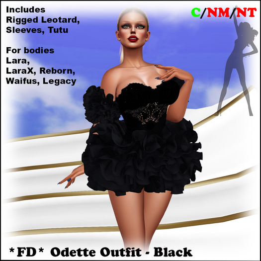 *FD* Odette Outfit [Boxed] Black