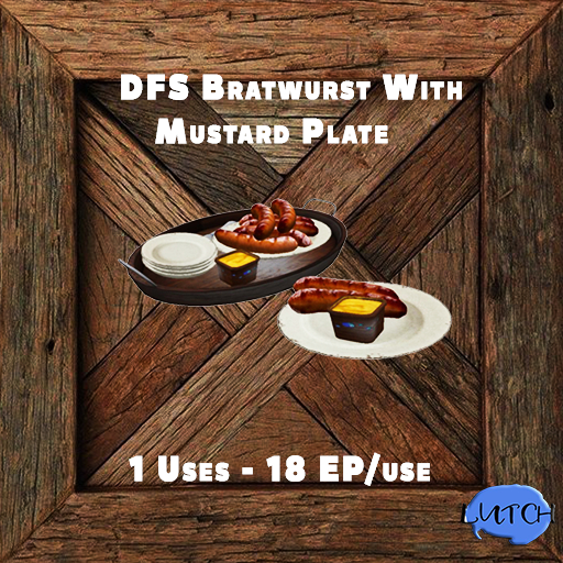 DFS Bratwurst With Mustard Plate  (18 EP)