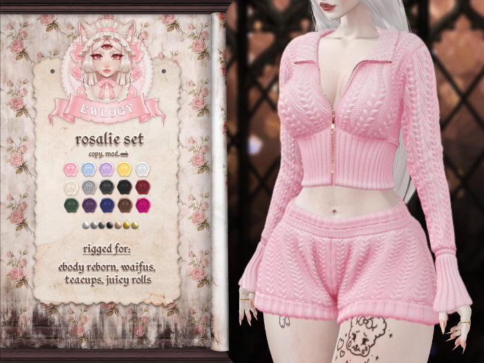[ewlogy] rosalie set - ebody reborn