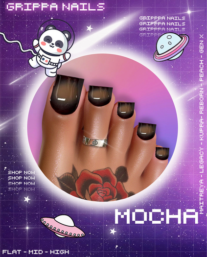 Grippa Pedi:: Mocha Set