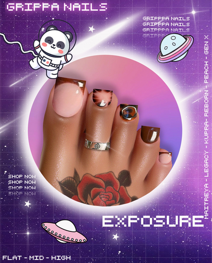 Grippa Pedi:: Exposure Set