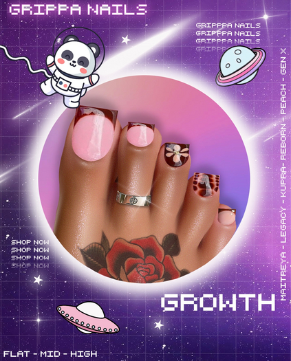 Grippa Pedi:: Growth Set