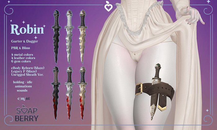 .SB. Robin Garter & Dagger