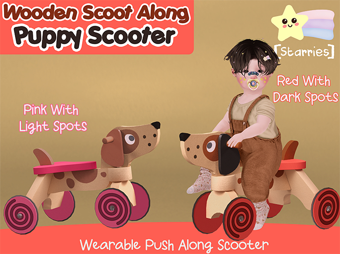 [Starries] Scoot Along Puppy Scooter