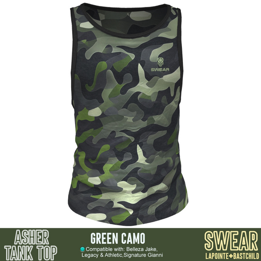 Tank Top - Asher CAMO GREEN