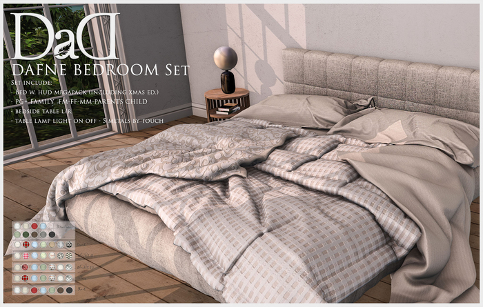 DaD - Dafne Bedroom Set - PG+FAMILY v.1.0 