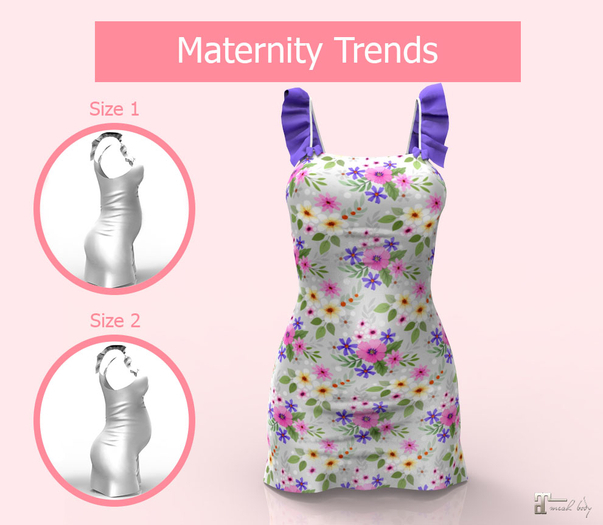 Pregancy Dress Maitreya Lilac Spring Katy