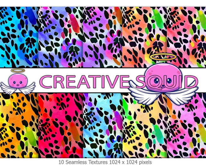 Watercolor Animal Textures