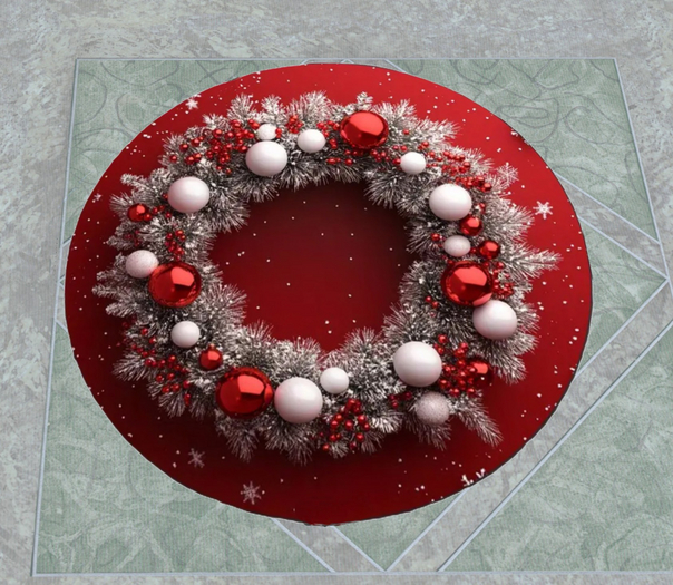 Christmas rug round (19)