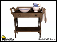 Meshuga Antique Wash Basin FULL PERM MESH