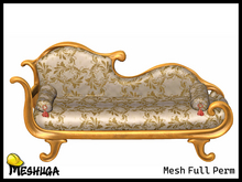 Meshuga Baroque Furniture - Princess Chaise FULL PERM MESH