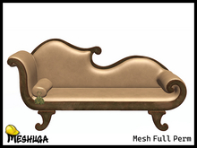 Meshuga Baroque Furniture - Queen Chaise FULL PERM MESH