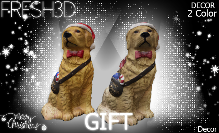 Fresh3D Xmas dog